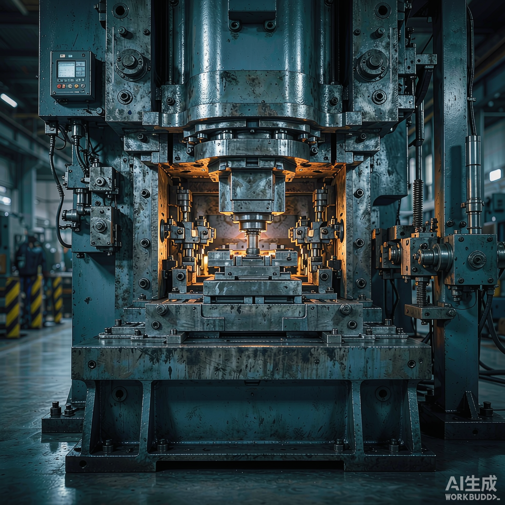 Metal stamping press