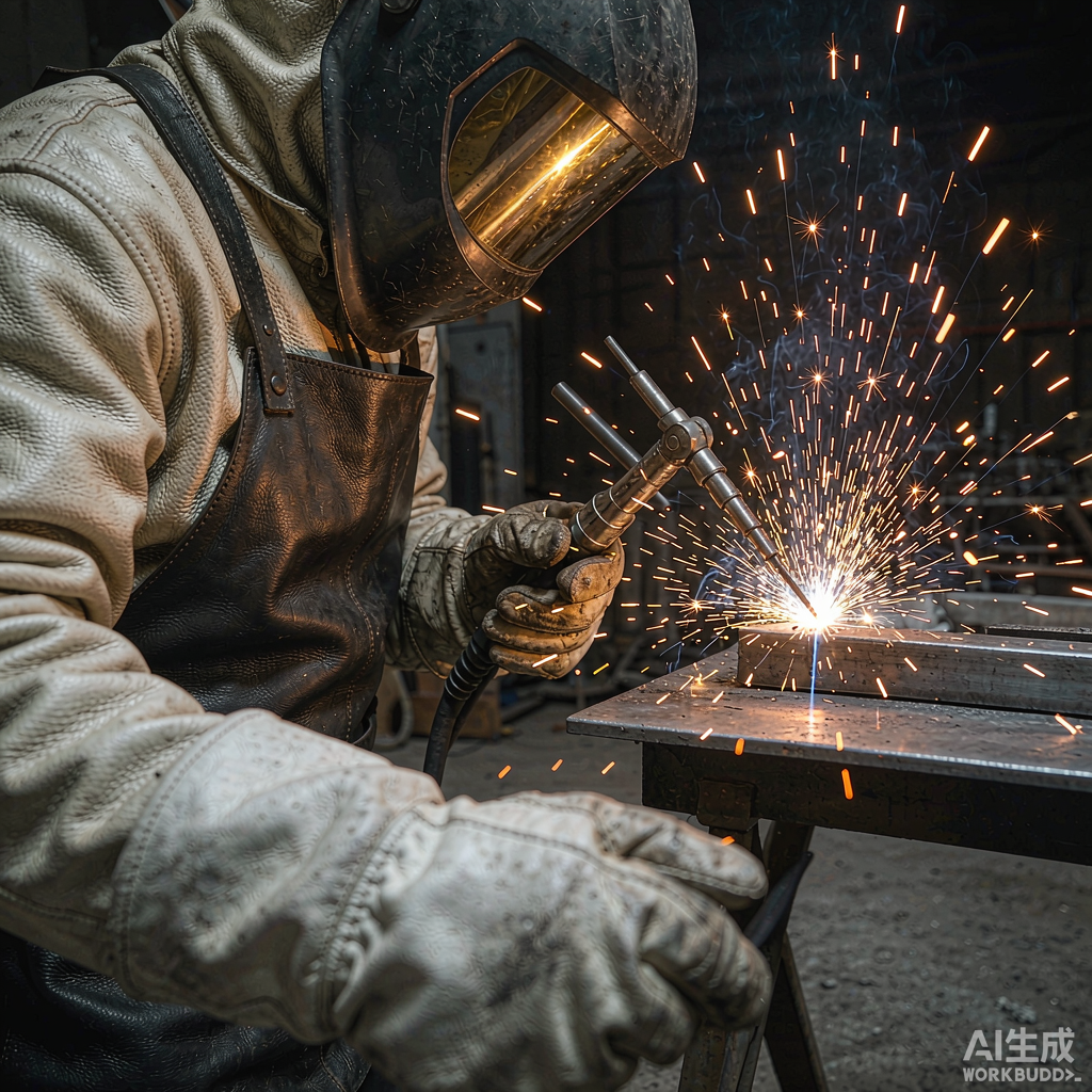 Welding with sparks